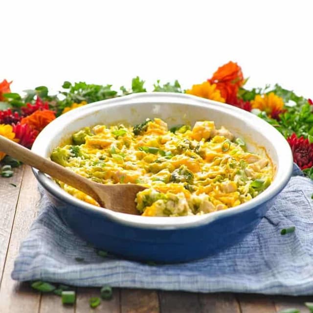 DumpandBake Chicken Broccoli Rice Casserole Punchfork