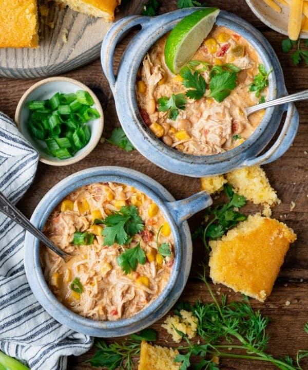 Slow Cooker White Chicken Chili Punchfork