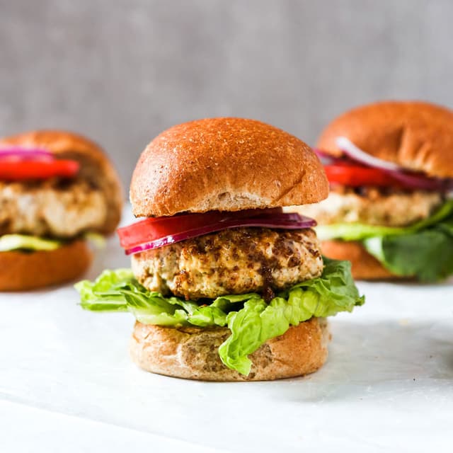 HoneyMustard Turkey Burgers Punchfork
