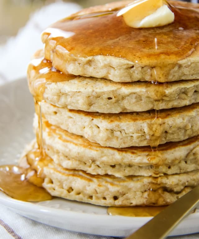 Mom's Oatmeal Pancakes Punchfork