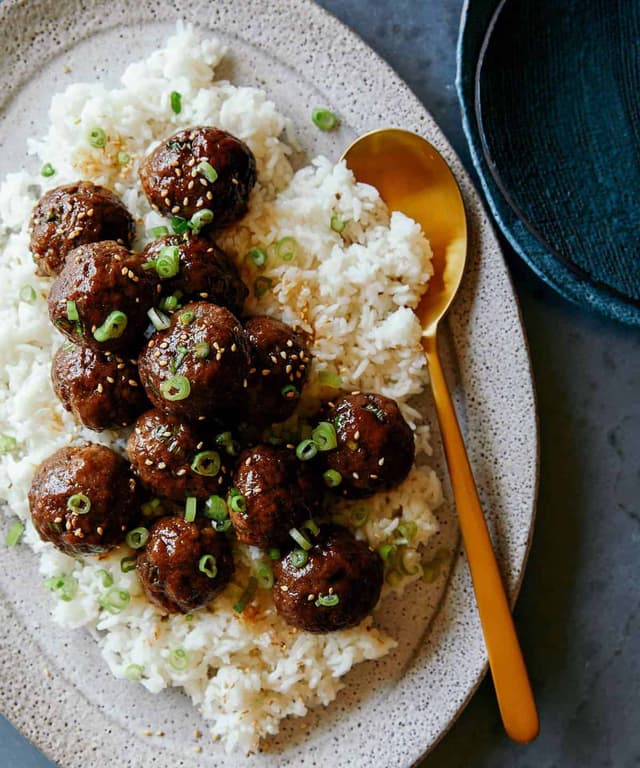 Korean BBQ Meatballs Punchfork
