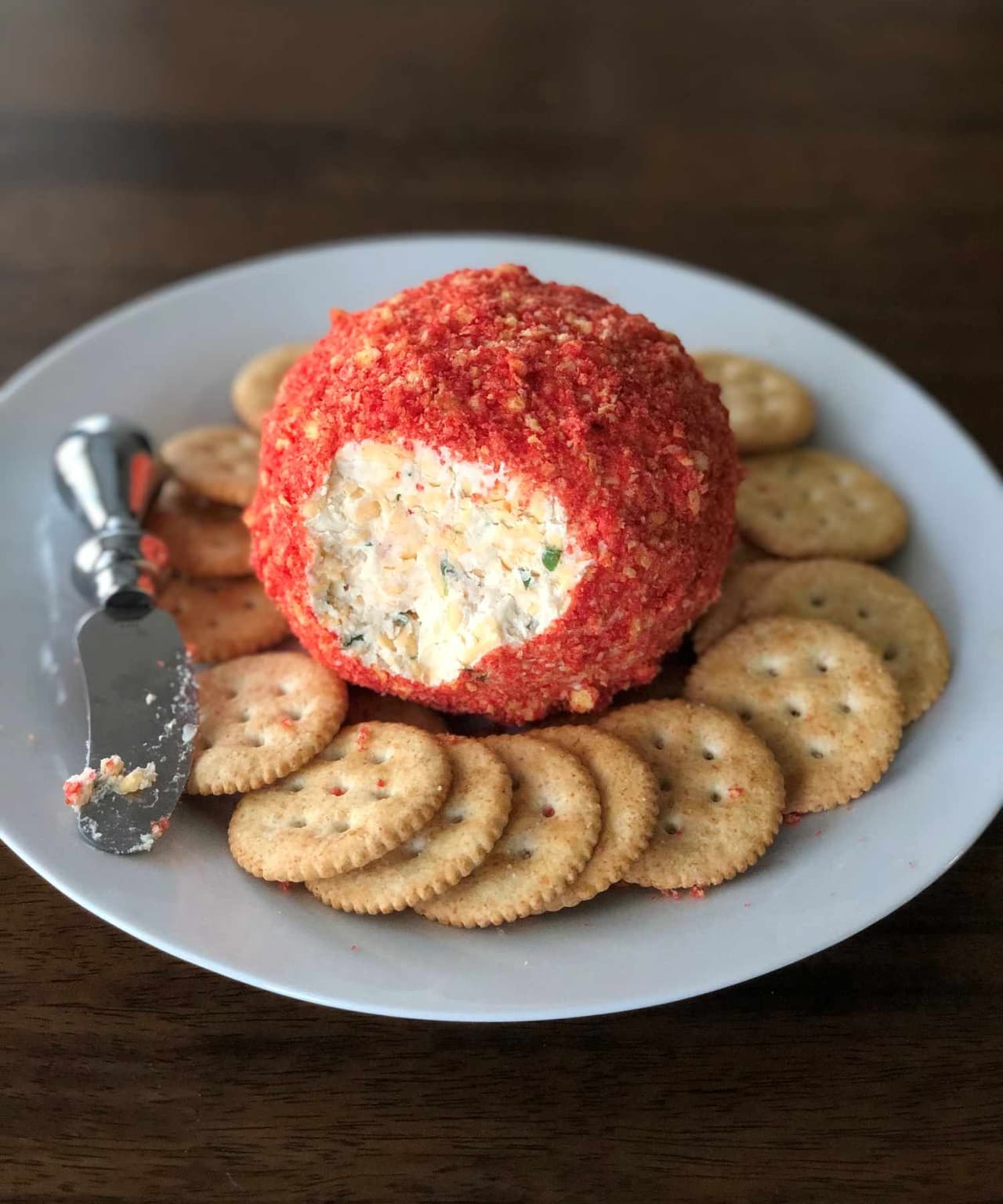 Flamin' Hot Cheetos Cheese Ball | Punchfork