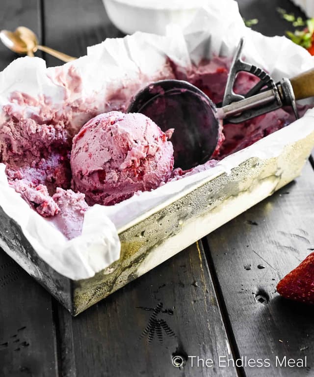 Vegan Strawberry Ice Cream Punchfork