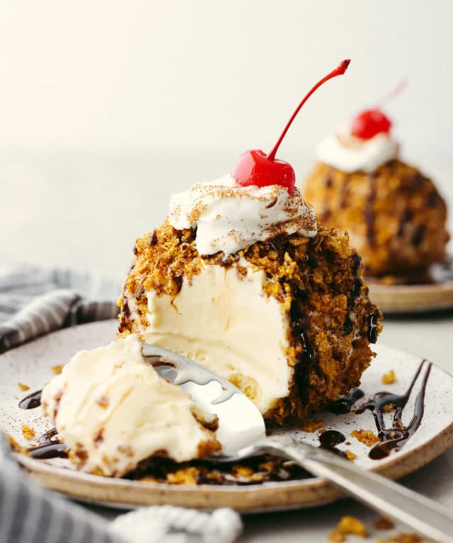 Easy Fried Ice Cream Punchfork