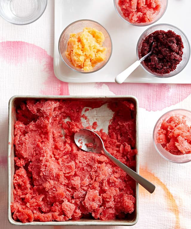 Stone Fruit Granita Punchfork