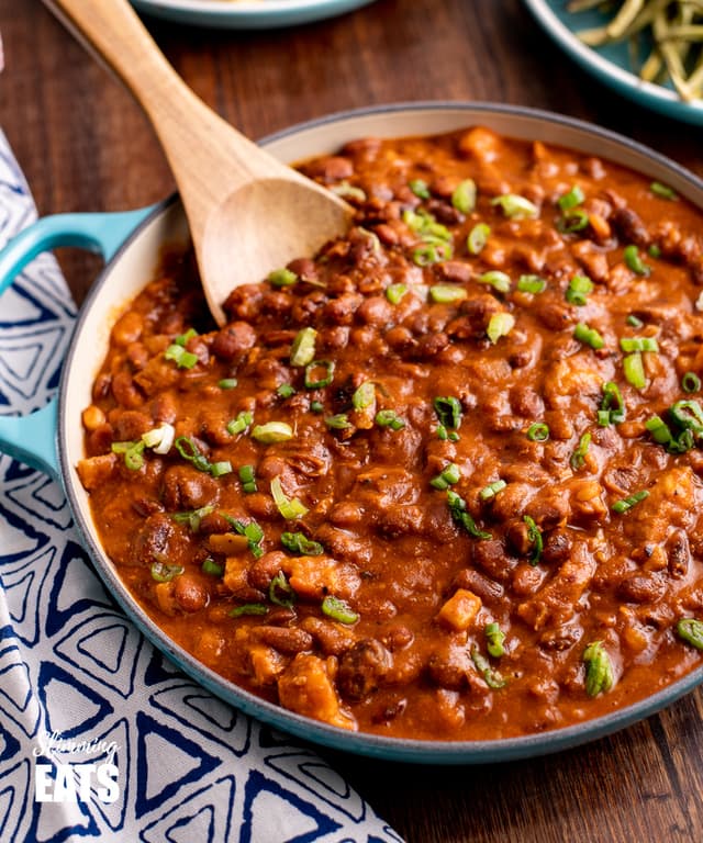 Instant Pot Cajun Pork and Beans Punchfork