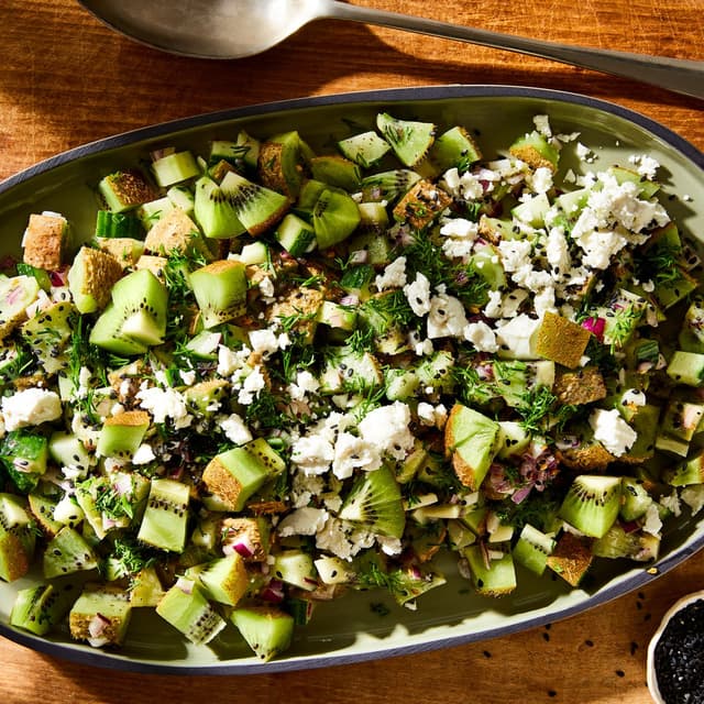 Kiwi & Feta Salad From Nadiya Hussain Punchfork