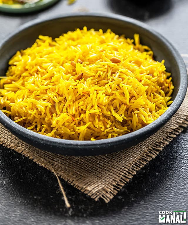 Instant Pot Saffron Rice Punchfork