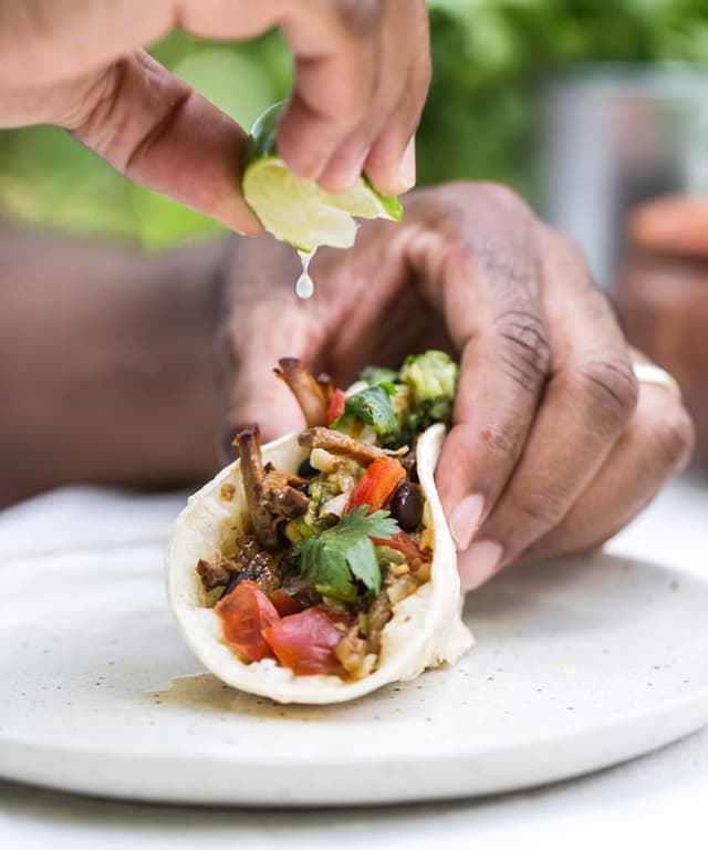 Slow Cooked Beef Brisket Tacos Punchfork