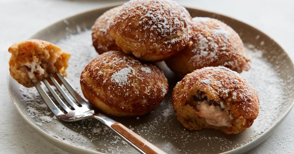 Carrot Cake Stuffed Ebelskivers Punchfork