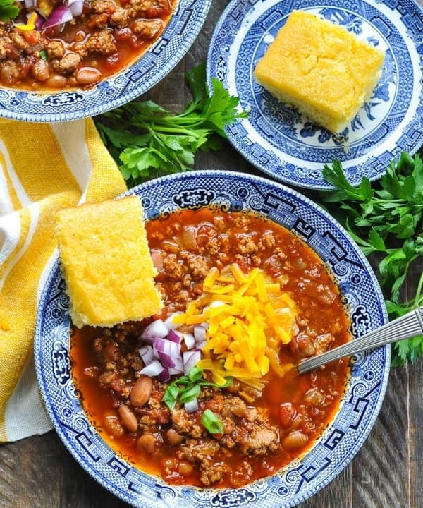 Instant Pot Turkey Chili Punchfork
