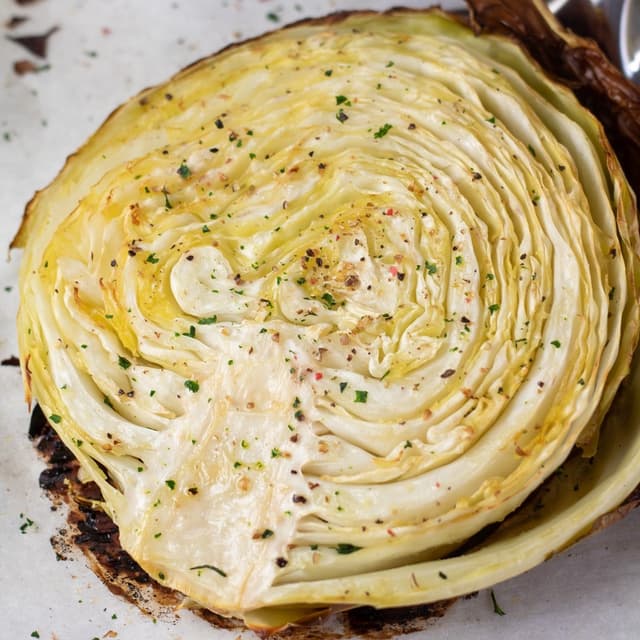 Baked Cabbage Steaks Punchfork