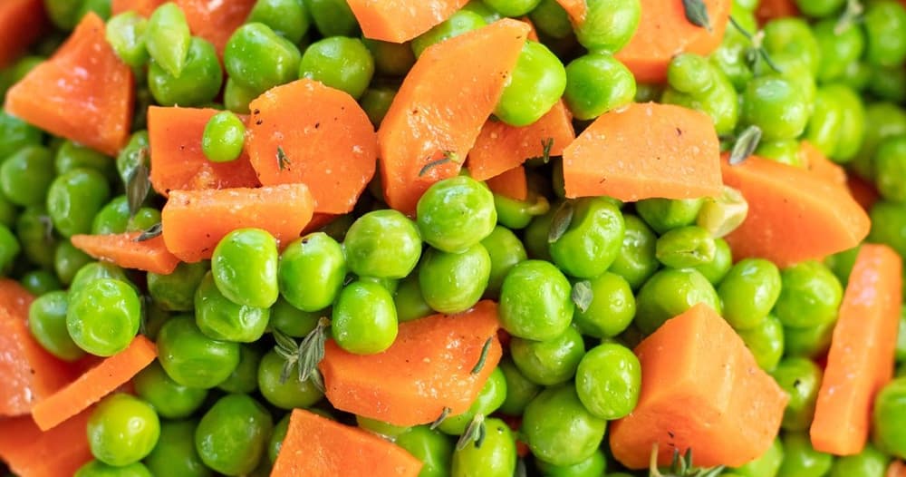 Buttered Peas & Carrots Punchfork