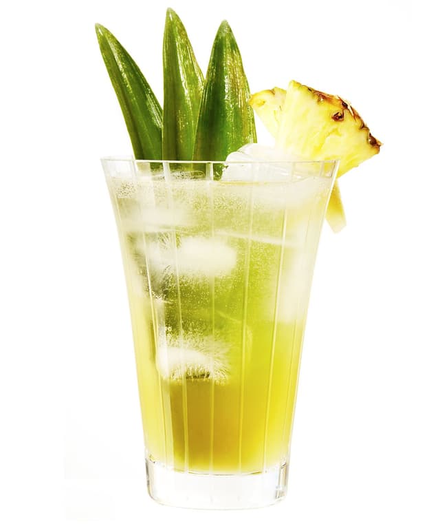 Sparkling Pineapple Ginger Ale Punchfork