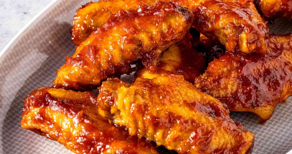 Microwave BBQ Chicken Wings Punchfork