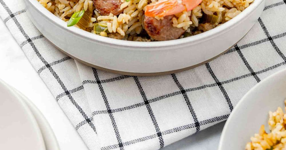 Dirty Rice with Shrimp Punchfork