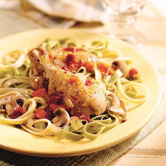 Thyme Chicken and Mushrooms Punchfork