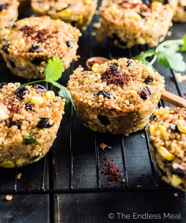 Southwest Quinoa Muffins Punchfork