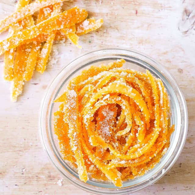 Candied Orange Peel Punchfork