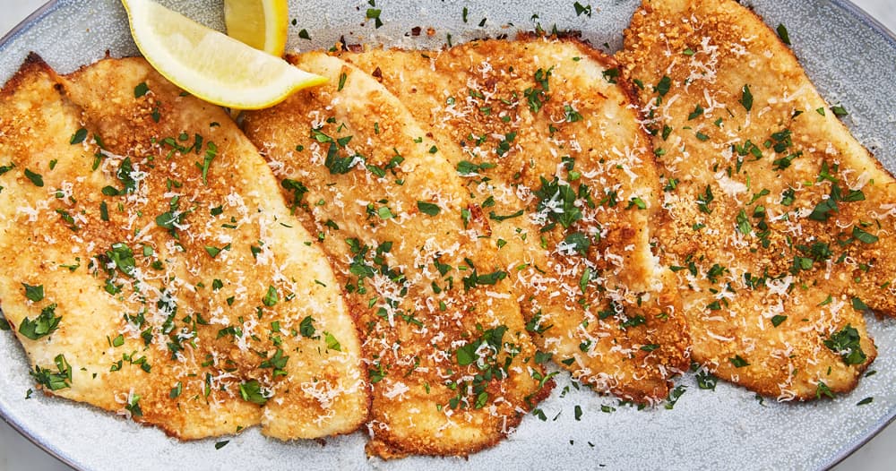 Garlic Parmesan Flounder Punchfork