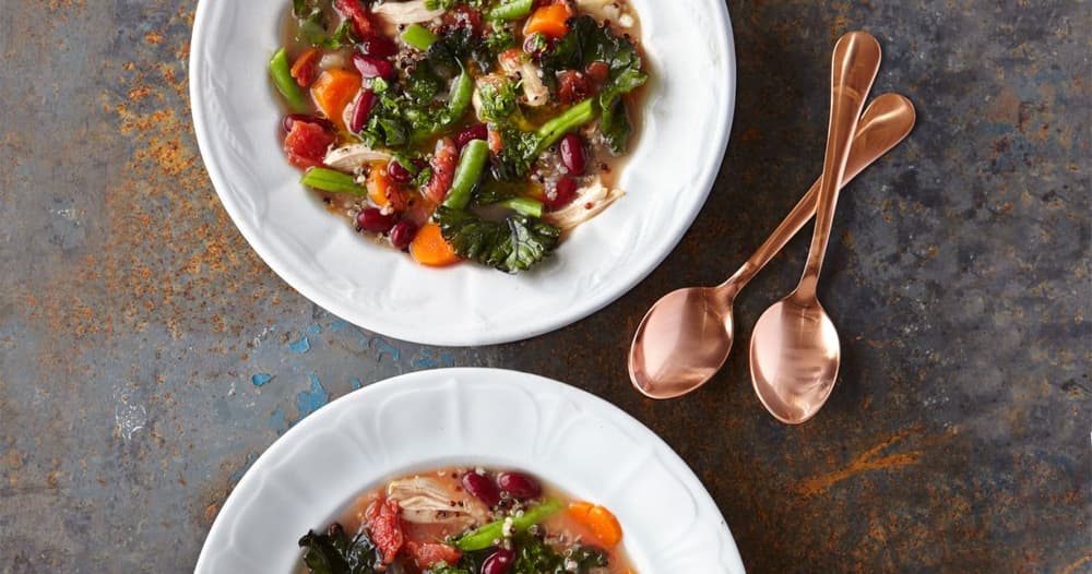 ChickenandQuinoa Minestrone Punchfork