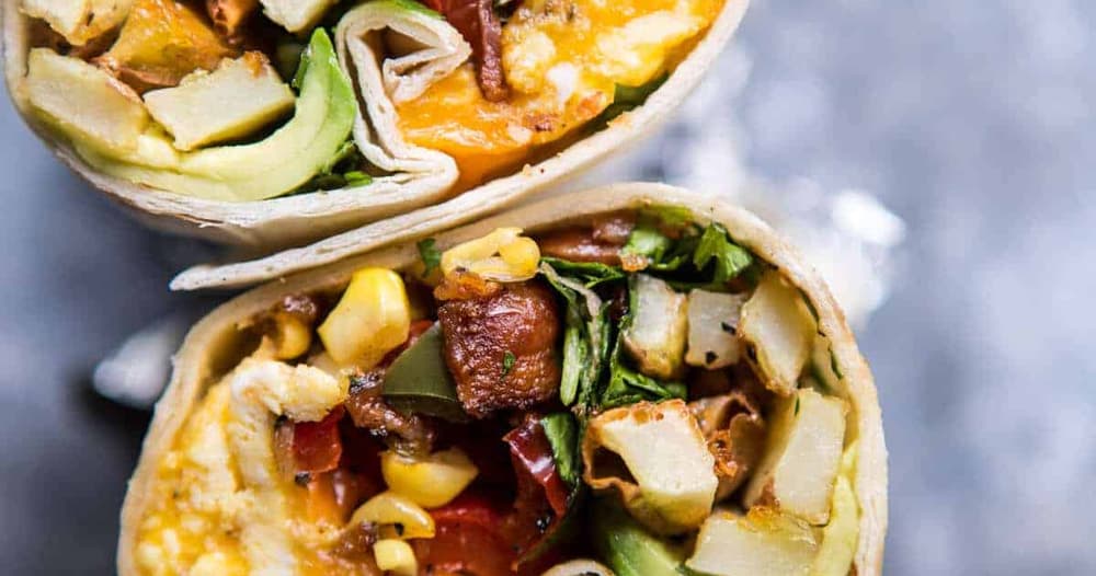 Avocado Breakfast Burrito Punchfork
