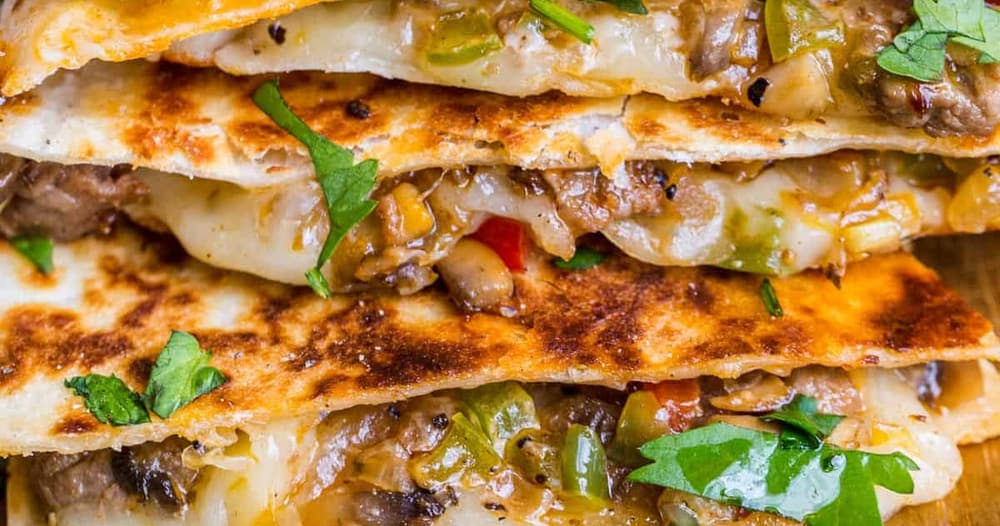 Philly Cheesesteak Quesadilla Punchfork