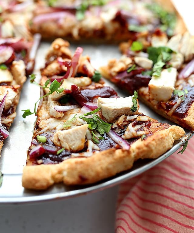 Cauliflower Crust BBQ Chicken Pizza Punchfork