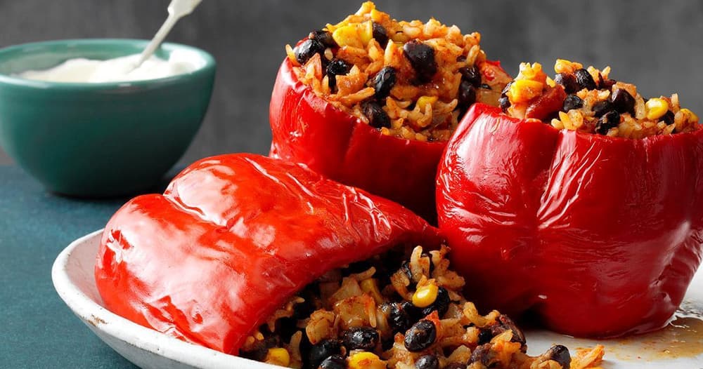 PressureCooker Stuffed Peppers Punchfork