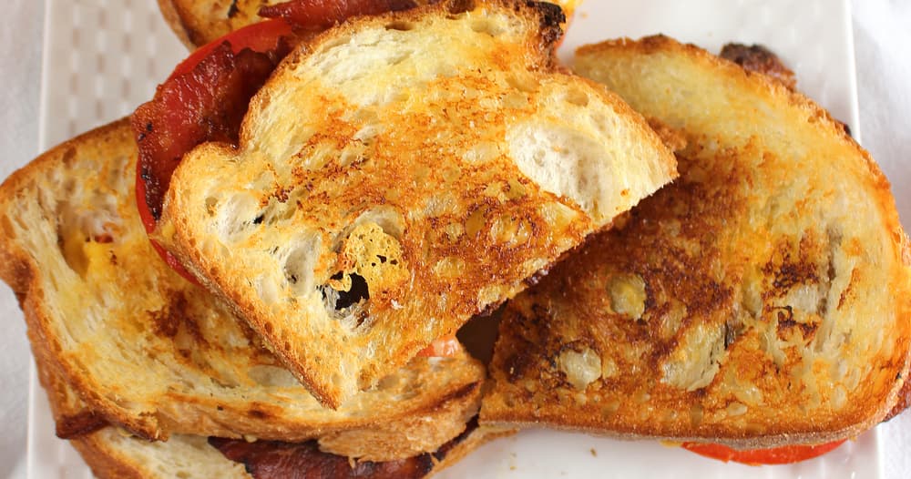 Bacon Tomato Grilled Cheese Punchfork