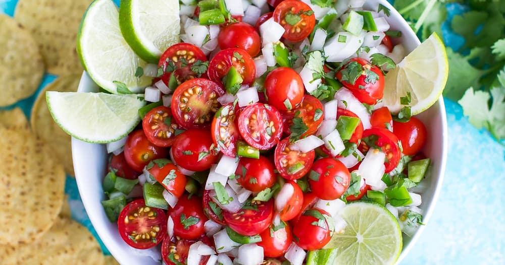 Cherry Tomato Pico De Gallo Punchfork