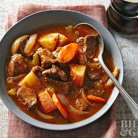 Slow Cooker OldFashioned Beef Stew Punchfork