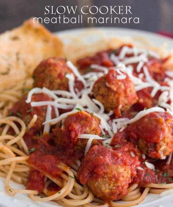 Slow Cooker Meatball Marinara Punchfork