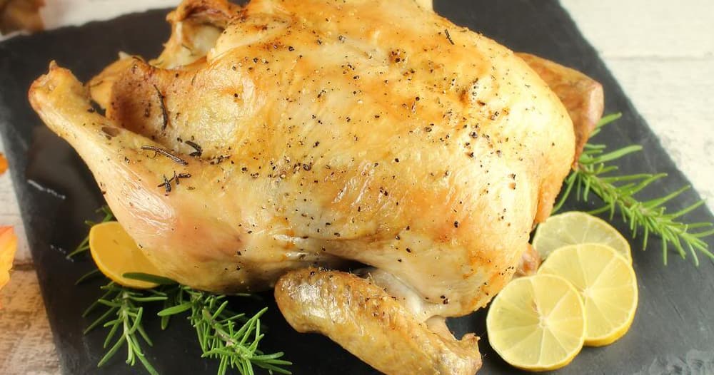 Simple and Easy Oven Roast Chicken Punchfork