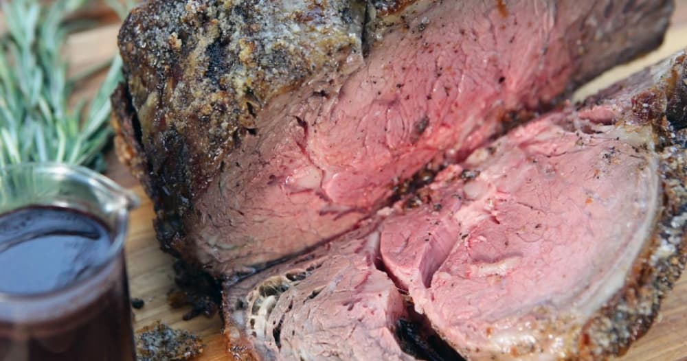 Prime Rib Roast with Red Wine Au Jus Punchfork