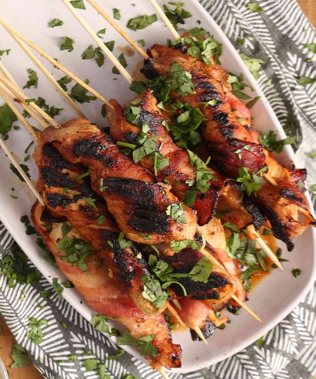 Hawaiian BaconWrapped Chicken Tenders Punchfork