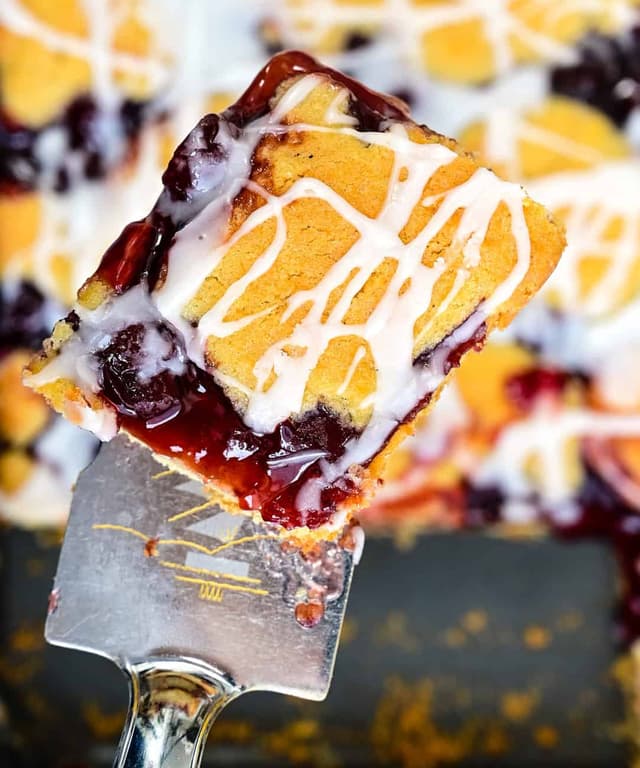 Cherry Pie Bars (Cherry Kuchen Bars) Punchfork