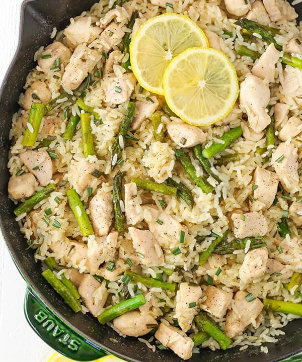Lemon Rosemary Chicken and Rice Punchfork