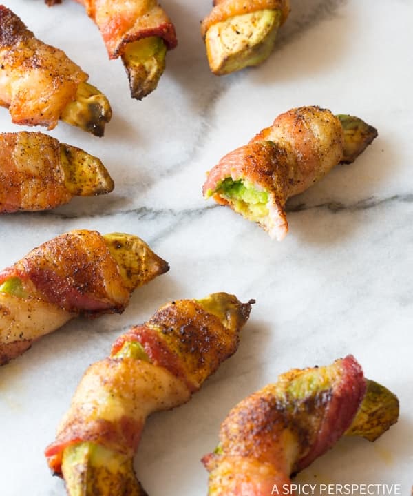Bacon Wrapped Avocado Punchfork