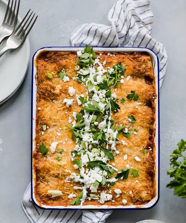 BBQ Chicken Enchiladas Punchfork