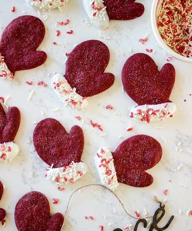 Red Velvet Shortbread Cookies Punchfork