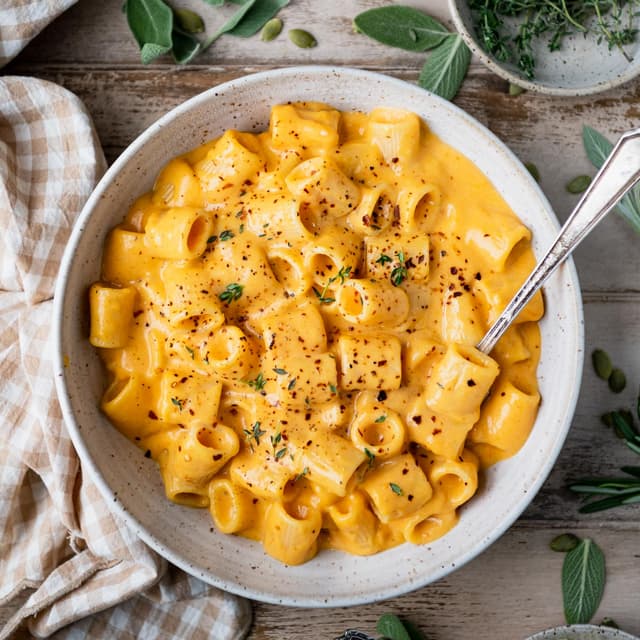 Pumpkin Mac and Cheese Punchfork