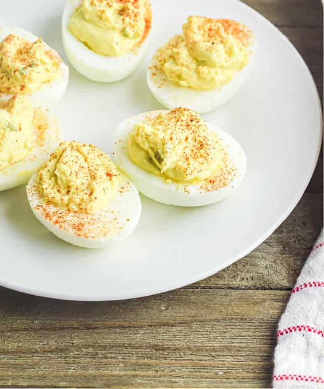 No Mayo Deviled Eggs Punchfork