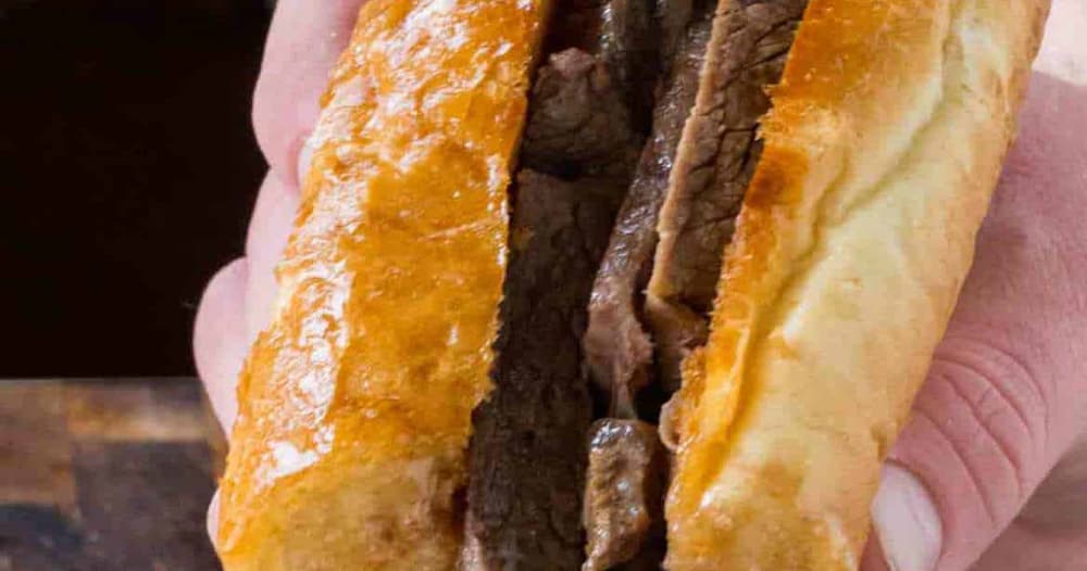 Slow Cooker Beer Braised Beef Dip Sandwiches Punchfork