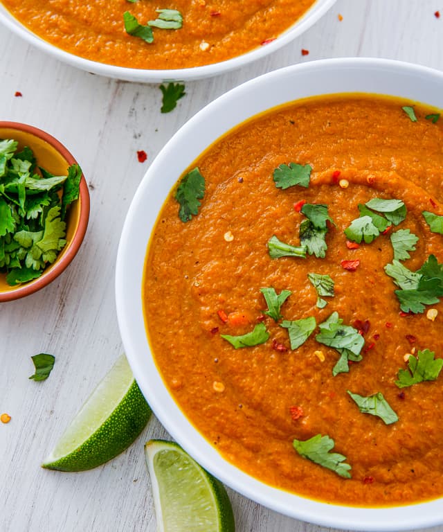 Carrot & Coriander Soup Punchfork