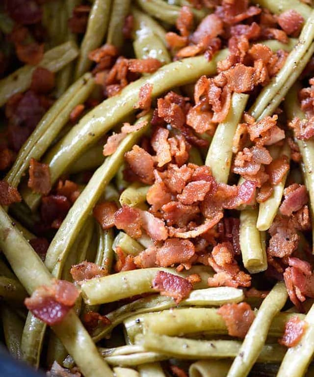 Slow Cooker Green Beans Punchfork