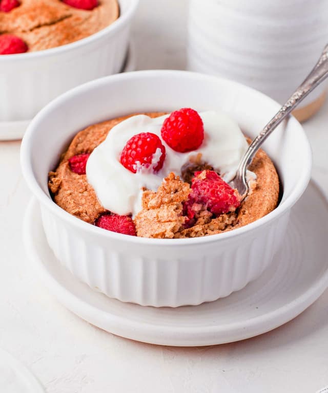 Raspberry Baked Oatmeal Punchfork