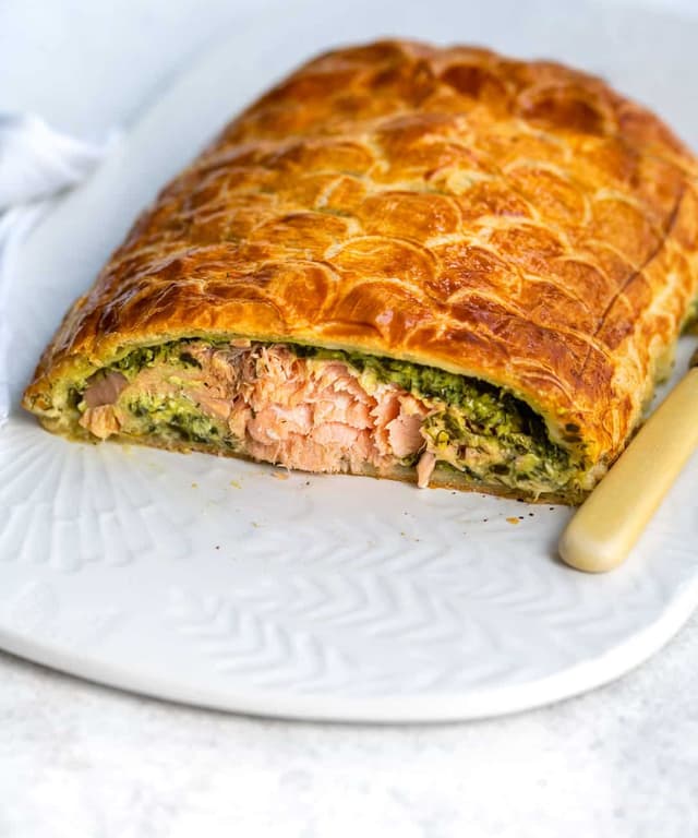 Salmon Wellington (Salmon en Croute) Punchfork