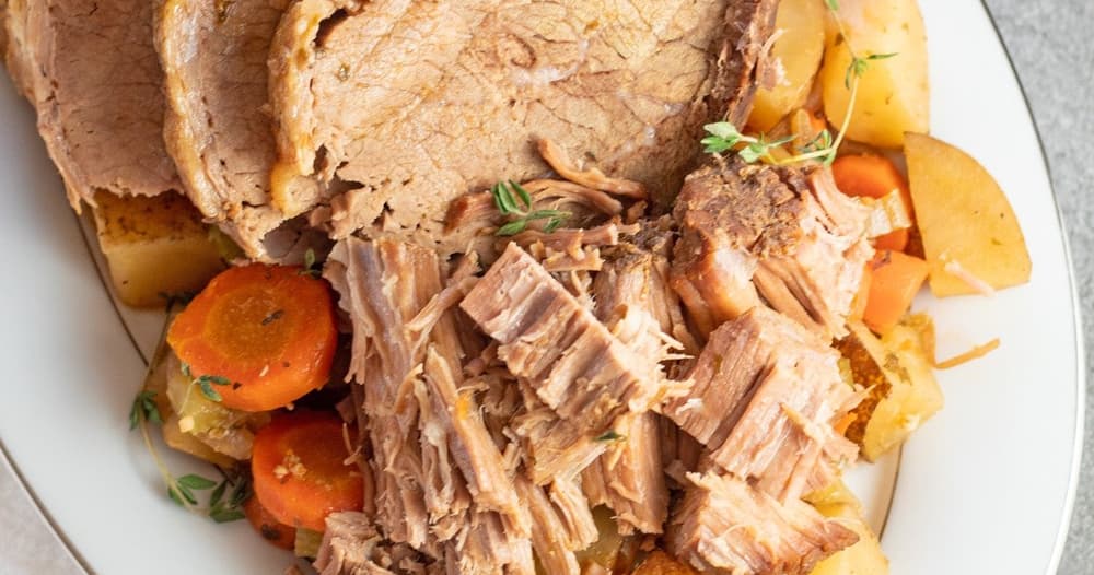 Slow Cooker Eye of Round Roast Punchfork