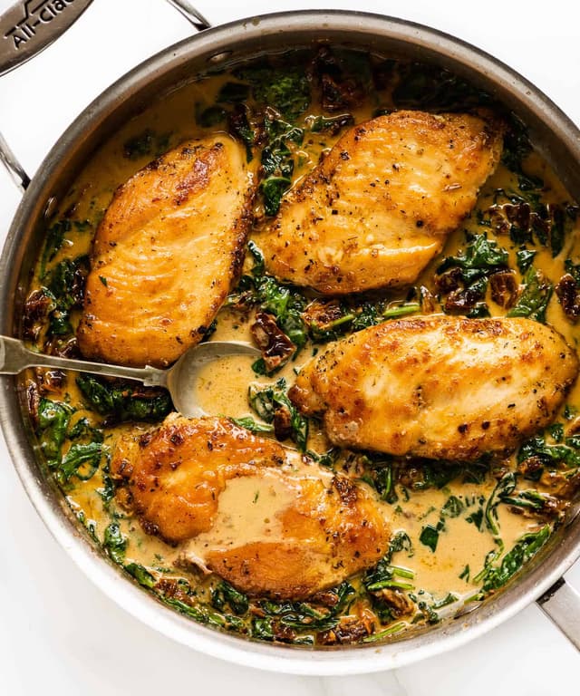 Creamy Sun Dried Tomato Chicken Punchfork